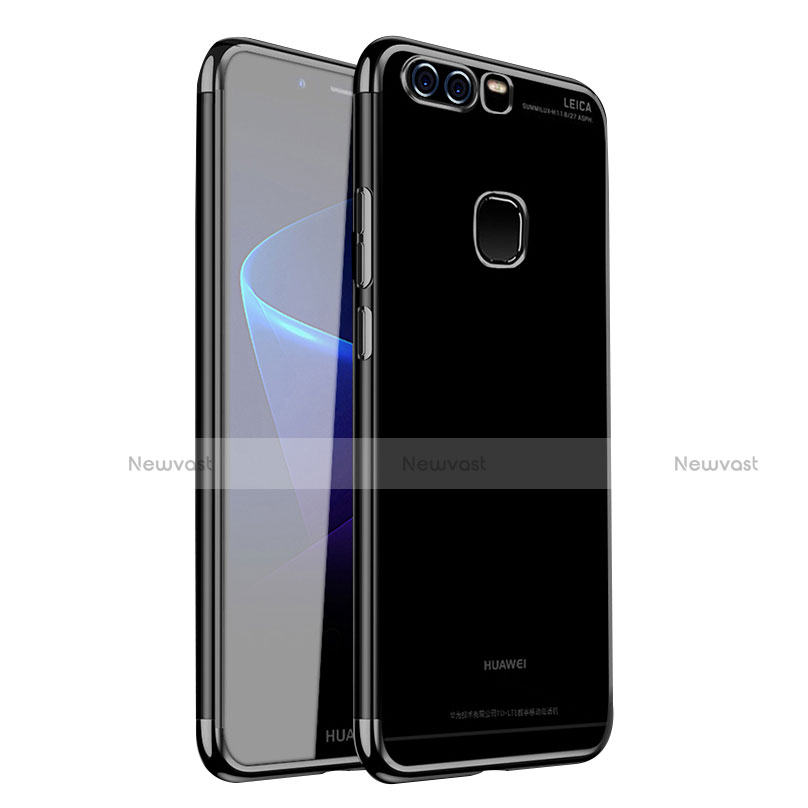 Ultra-thin Transparent TPU Soft Case H02 for Huawei P9 Black