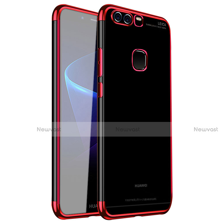 Ultra-thin Transparent TPU Soft Case H02 for Huawei P9 Red