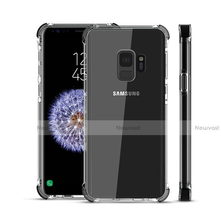 Ultra-thin Transparent TPU Soft Case H02 for Samsung Galaxy S9 Black