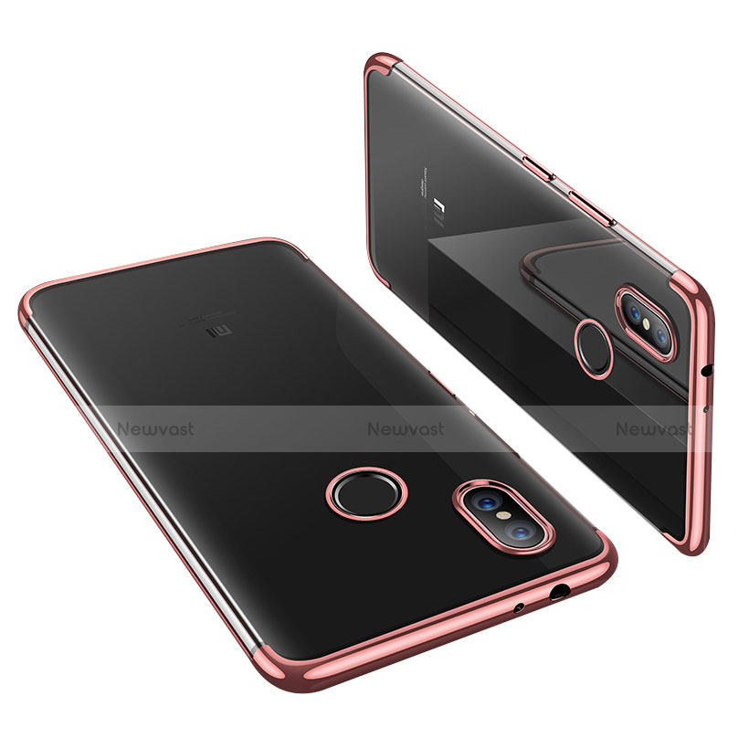 Ultra-thin Transparent TPU Soft Case H02 for Xiaomi Mi 6X Rose Gold