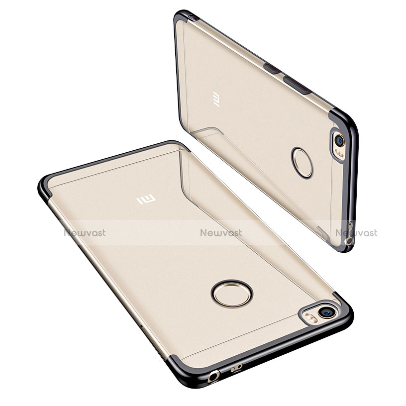 Ultra-thin Transparent TPU Soft Case H02 for Xiaomi Mi Max Black
