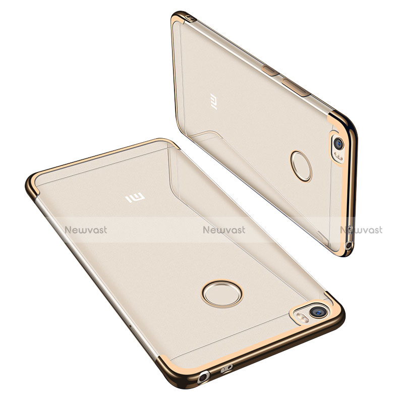 Ultra-thin Transparent TPU Soft Case H02 for Xiaomi Mi Max Gold