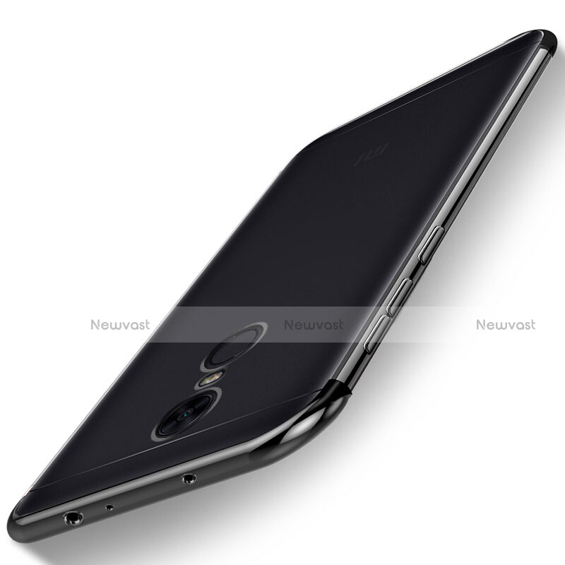Ultra-thin Transparent TPU Soft Case H02 for Xiaomi Redmi Note 5 Indian Version Black