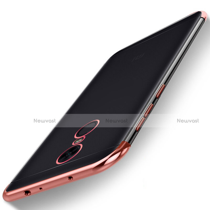 Ultra-thin Transparent TPU Soft Case H02 for Xiaomi Redmi Note 5 Indian Version Rose Gold