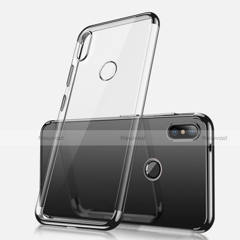 Ultra-thin Transparent TPU Soft Case H02 for Xiaomi Redmi Note 5 Pro Black