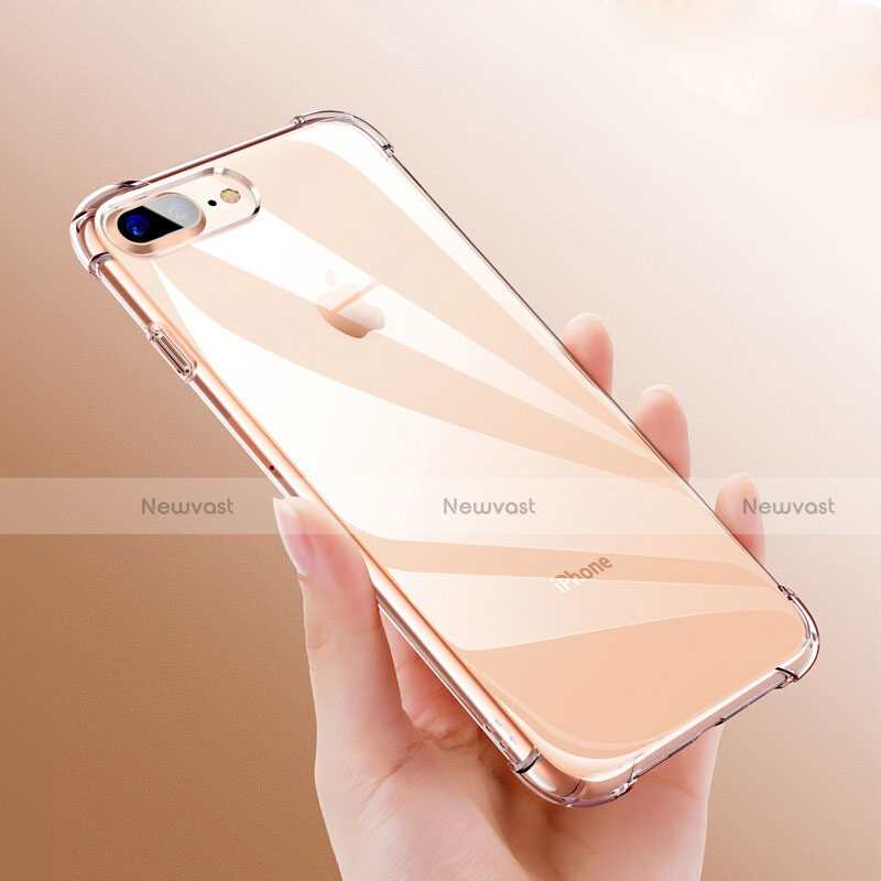 Ultra-thin Transparent TPU Soft Case H03 for Apple iPhone 8 Plus Clear