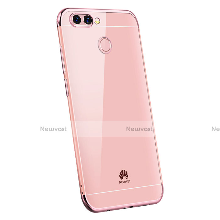 Ultra-thin Transparent TPU Soft Case H03 for Huawei Enjoy 7S Rose Gold