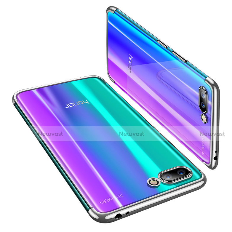 Ultra-thin Transparent TPU Soft Case H03 for Huawei Honor 10 Silver