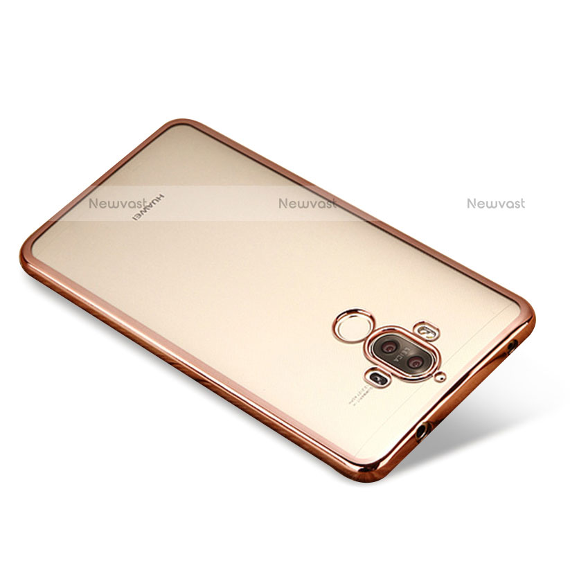 Ultra-thin Transparent TPU Soft Case H03 for Huawei Mate 9 Rose Gold