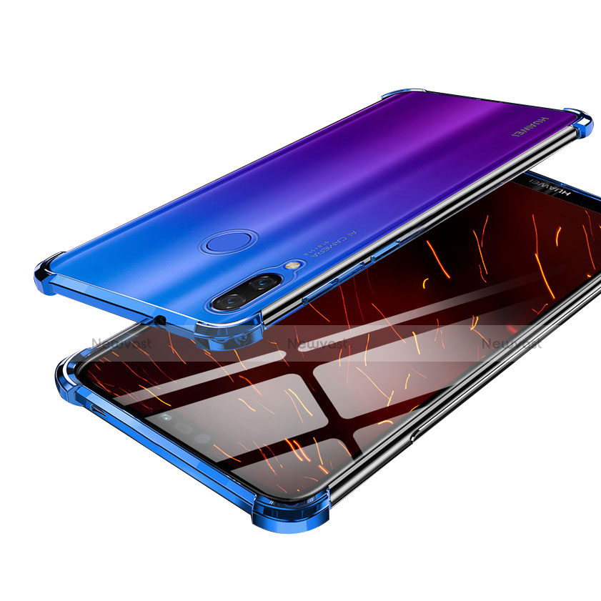 Ultra-thin Transparent TPU Soft Case H03 for Huawei Nova 3 Blue