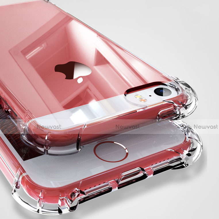 Ultra-thin Transparent TPU Soft Case H04 for Apple iPhone 5 Clear