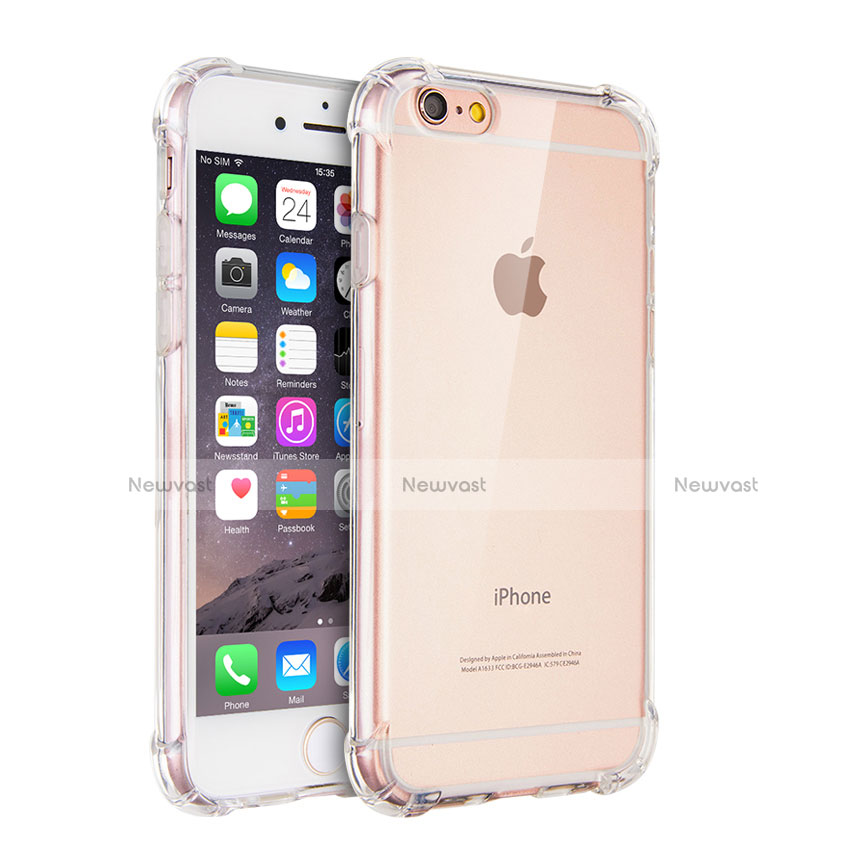 Ultra-thin Transparent TPU Soft Case H04 for Apple iPhone 6S Clear