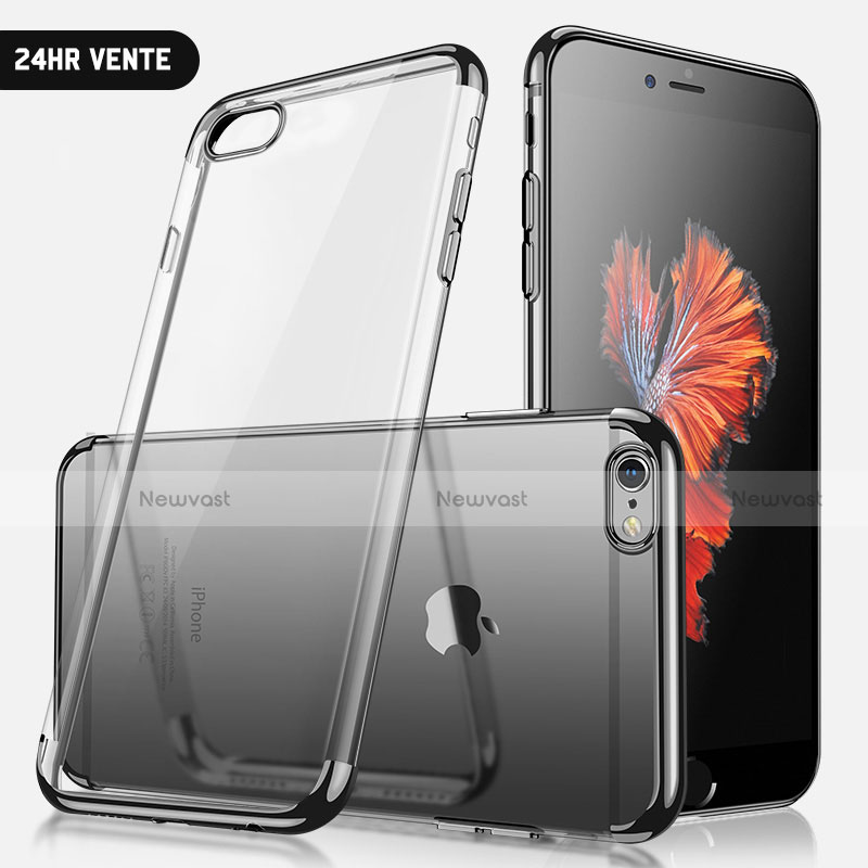 Ultra-thin Transparent TPU Soft Case H04 for Apple iPhone SE3 2022 Gray