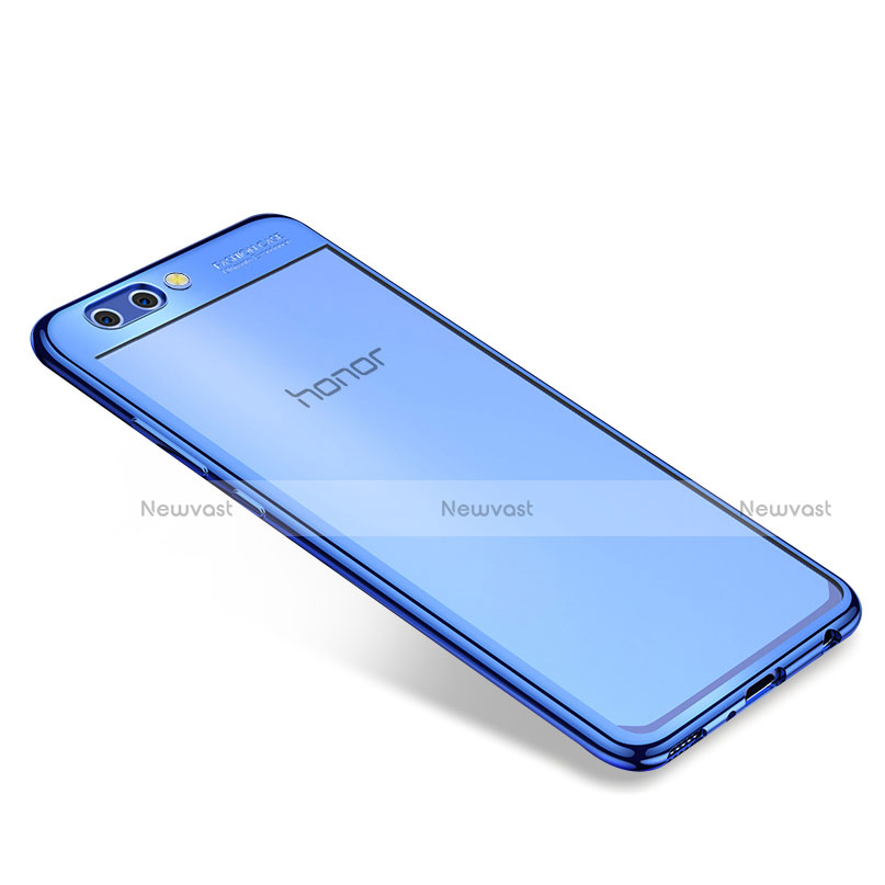 Ultra-thin Transparent TPU Soft Case H04 for Huawei Honor V10 Blue