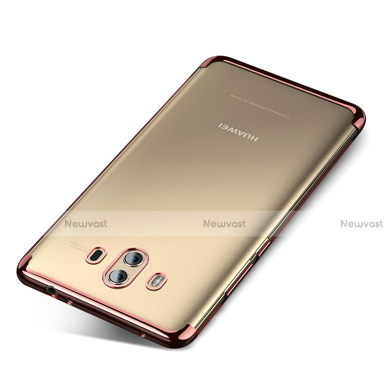 Ultra-thin Transparent TPU Soft Case H04 for Huawei Mate 10 Rose Gold