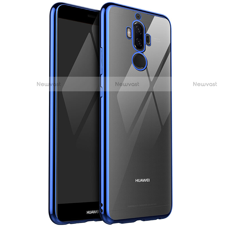 Ultra-thin Transparent TPU Soft Case H04 for Huawei Mate 9 Blue