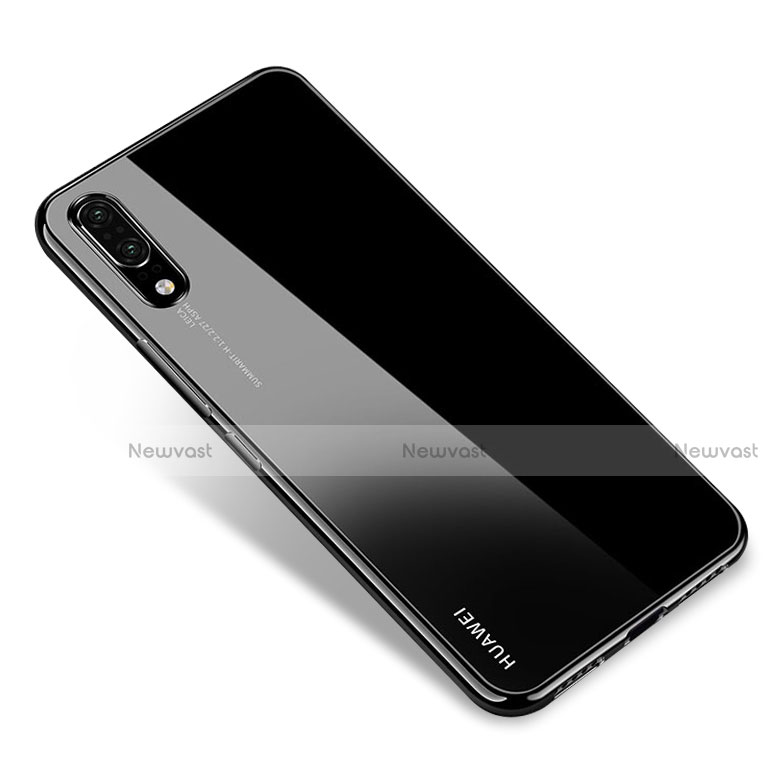Ultra-thin Transparent TPU Soft Case H04 for Huawei P20 Black