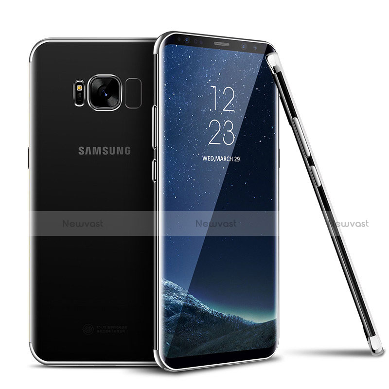 Ultra-thin Transparent TPU Soft Case H04 for Samsung Galaxy S8 Silver