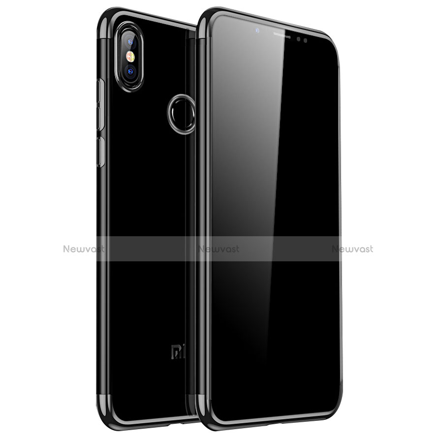 Ultra-thin Transparent TPU Soft Case H04 for Xiaomi Redmi Note 5 AI Dual Camera Black