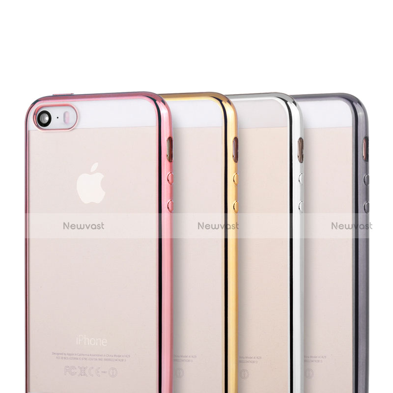 Ultra-thin Transparent TPU Soft Case H05 for Apple iPhone 5