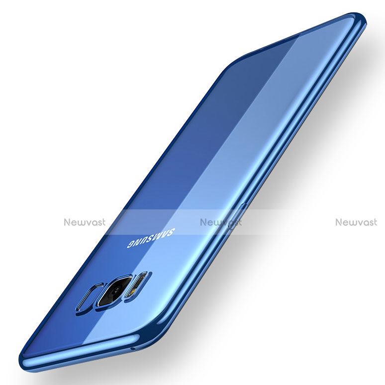 Ultra-thin Transparent TPU Soft Case H05 for Samsung Galaxy S8 Blue