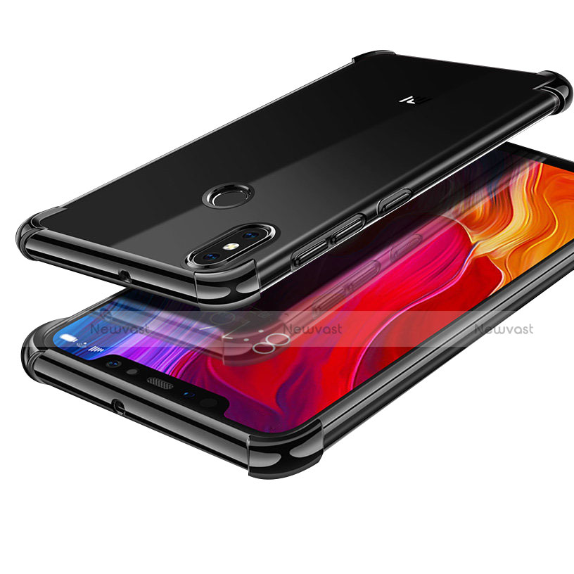 Ultra-thin Transparent TPU Soft Case H05 for Xiaomi Mi 8 Black