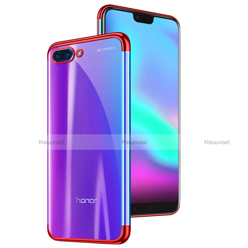 Ultra-thin Transparent TPU Soft Case H06 for Huawei Honor 10 Red