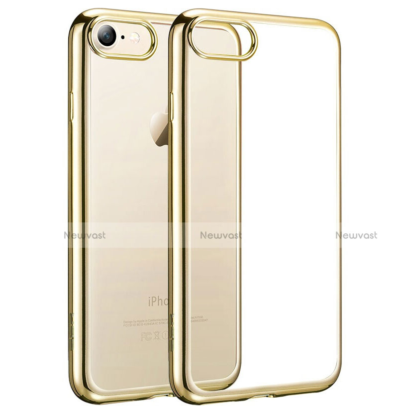 Ultra-thin Transparent TPU Soft Case H07 for Apple iPhone SE3 2022 Clear