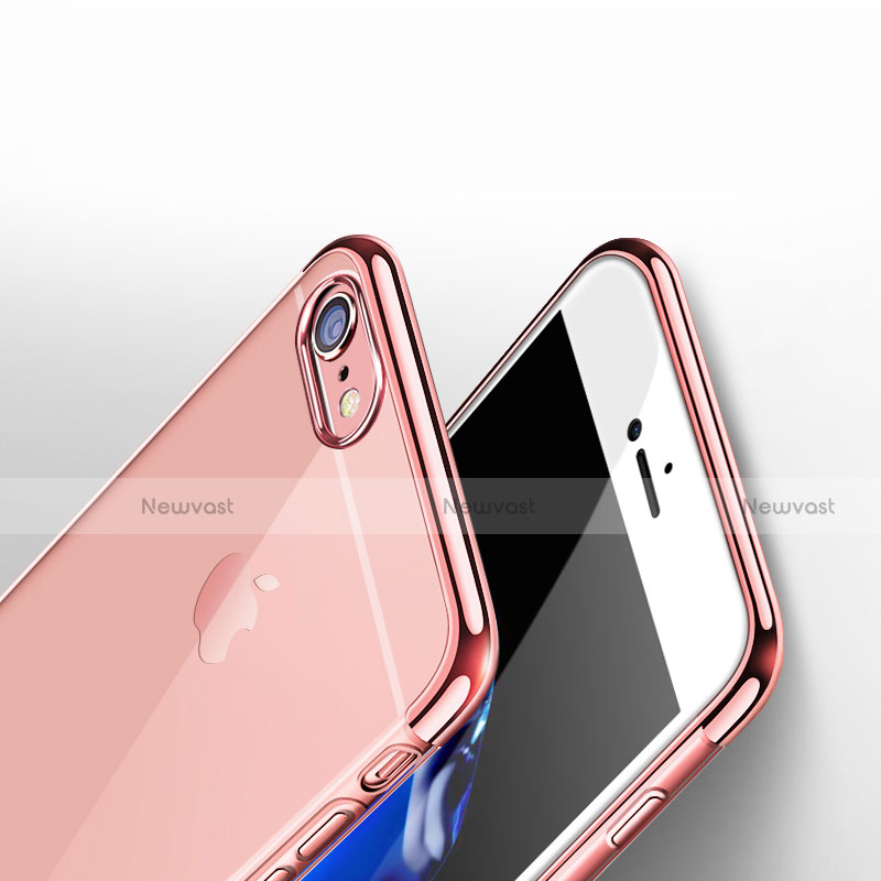 Ultra-thin Transparent TPU Soft Case H09 for Apple iPhone 6 Plus Pink