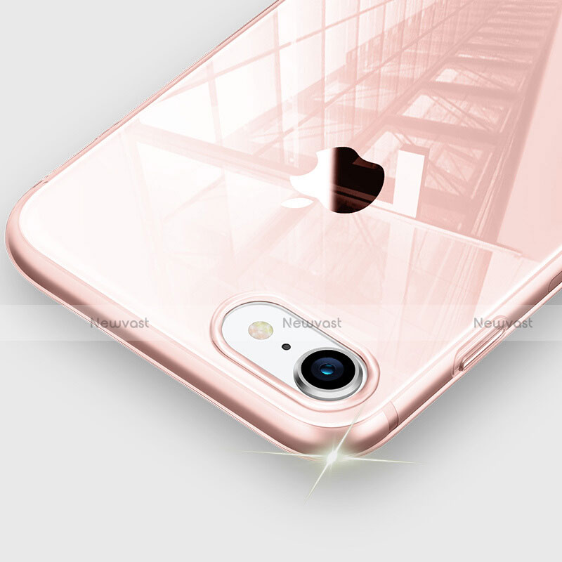Ultra-thin Transparent TPU Soft Case H09 for Apple iPhone 7 Pink
