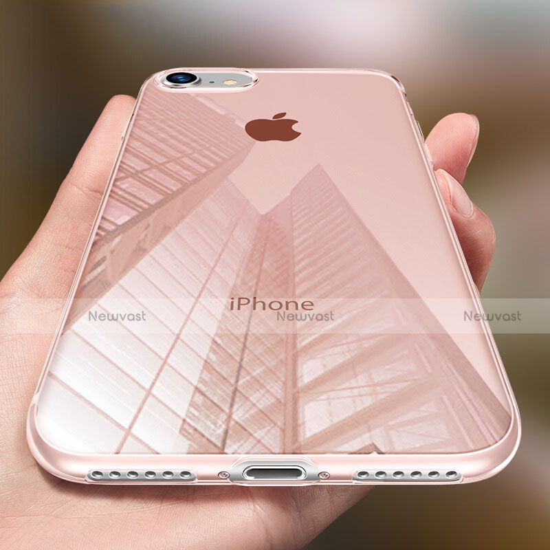 Ultra-thin Transparent TPU Soft Case H09 for Apple iPhone 7 Pink
