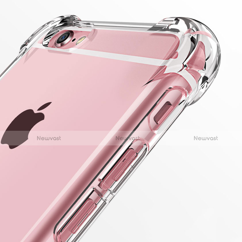 Ultra-thin Transparent TPU Soft Case H14 for Apple iPhone 6S Clear