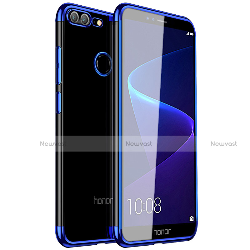 Ultra-thin Transparent TPU Soft Case H16 for Huawei Honor 9 Lite Blue