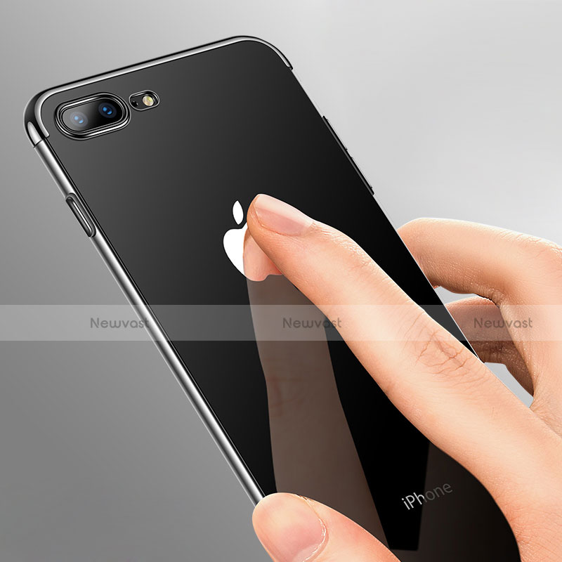 Ultra-thin Transparent TPU Soft Case HC01 for Apple iPhone 7 Plus Black
