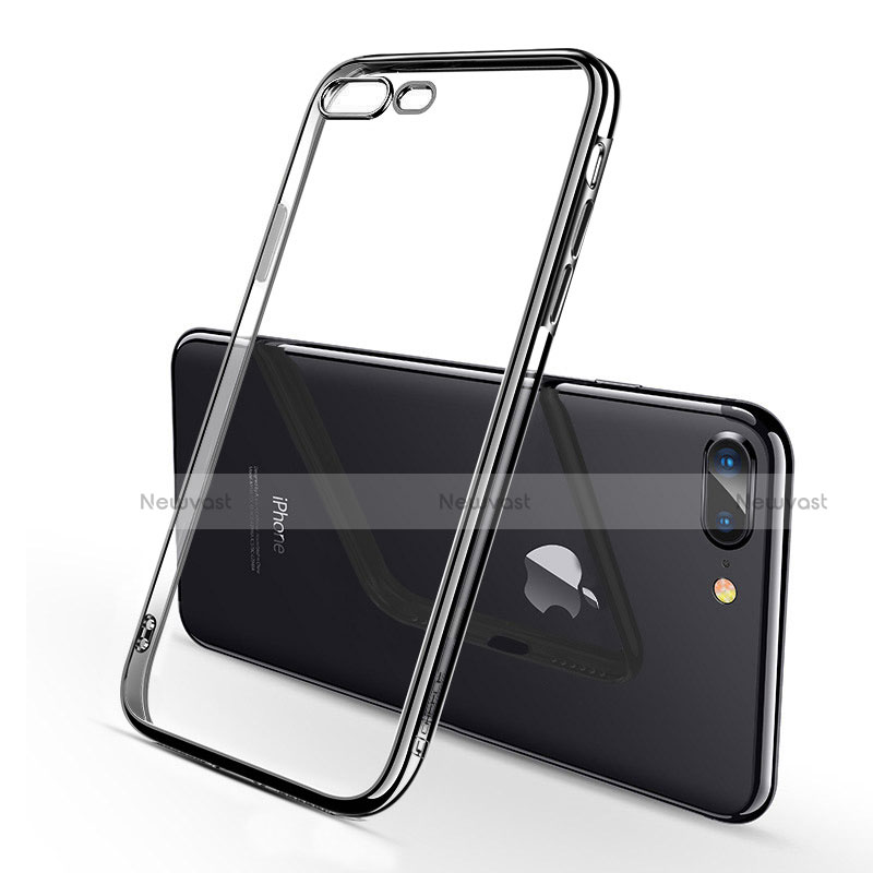 Ultra-thin Transparent TPU Soft Case HC01 for Apple iPhone 7 Plus Black