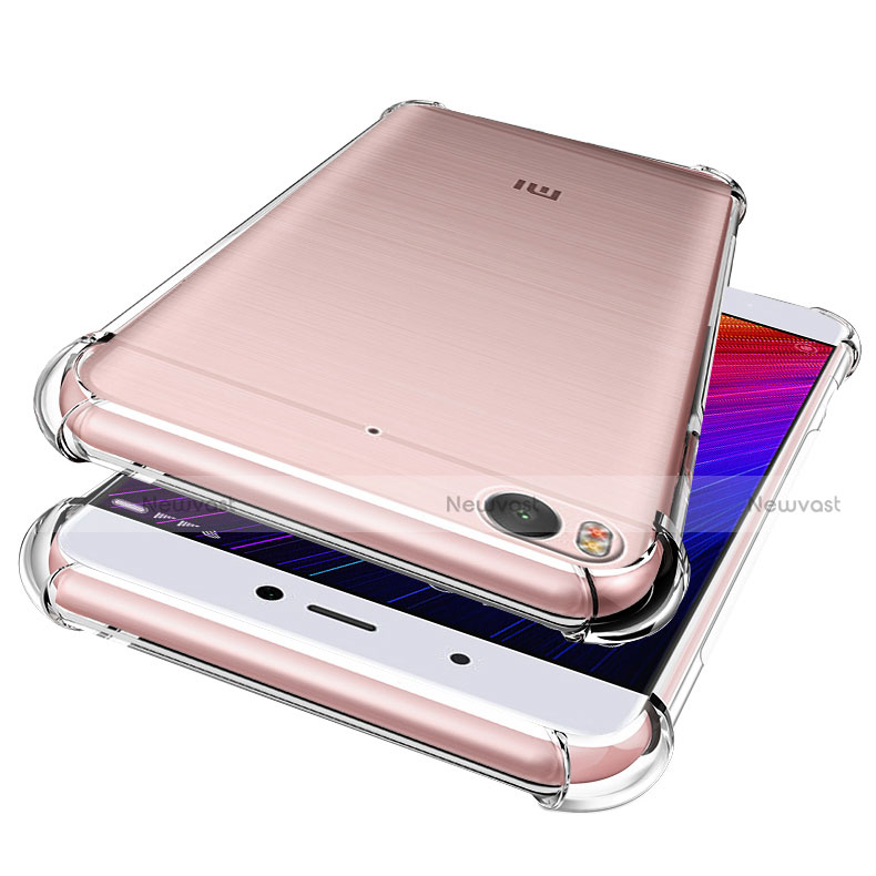 Ultra-thin Transparent TPU Soft Case HT01 for Xiaomi Mi 5S Clear