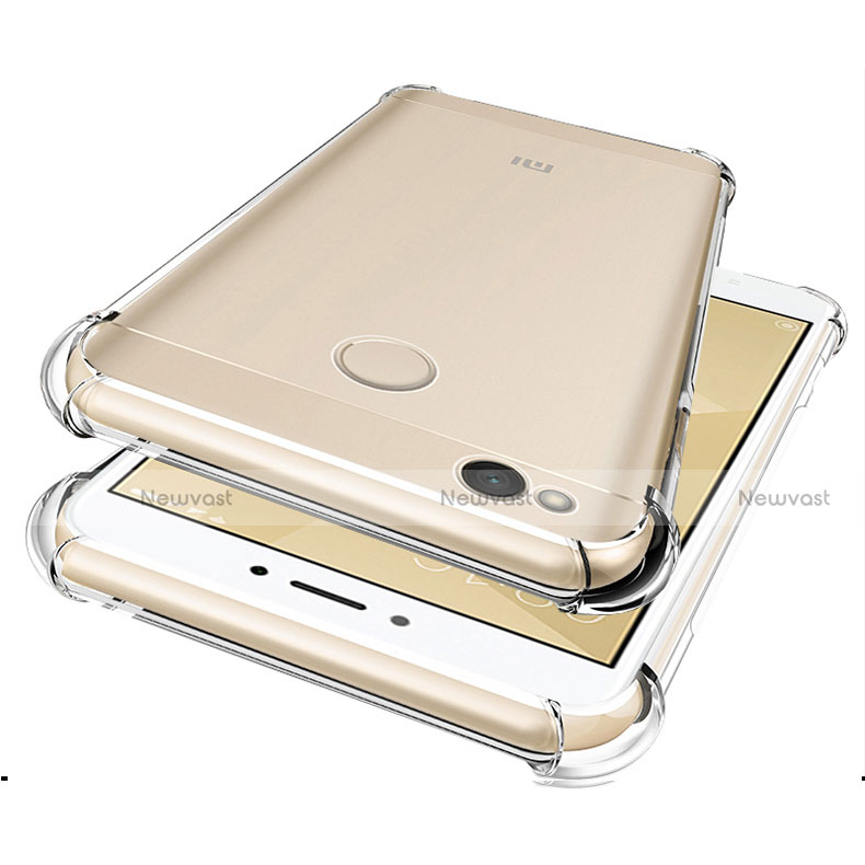 Ultra-thin Transparent TPU Soft Case HT01 for Xiaomi Redmi 4X Clear