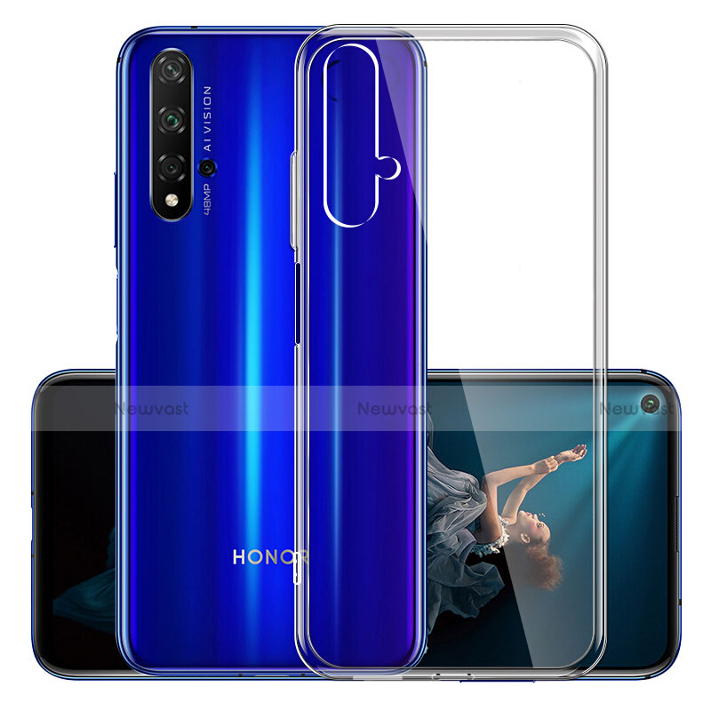 Ultra-thin Transparent TPU Soft Case K01 for Huawei Honor 20 Clear