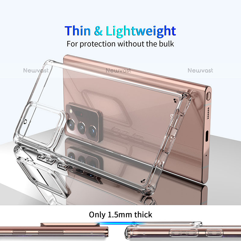 Ultra-thin Transparent TPU Soft Case K01 for Samsung Galaxy Note 20 Ultra 5G Clear