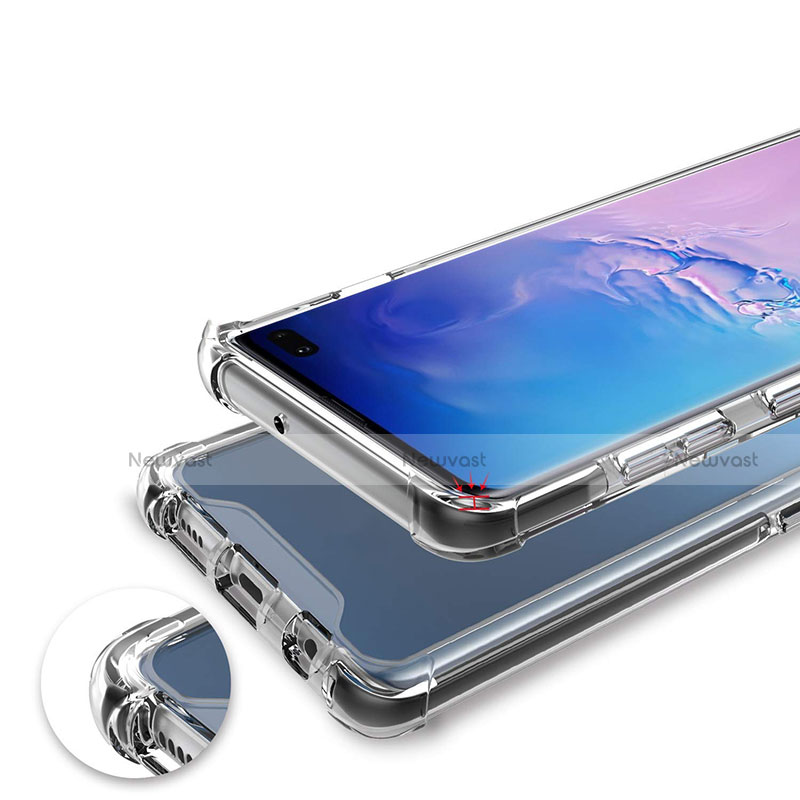 Ultra-thin Transparent TPU Soft Case K01 for Samsung Galaxy S10 Plus Clear