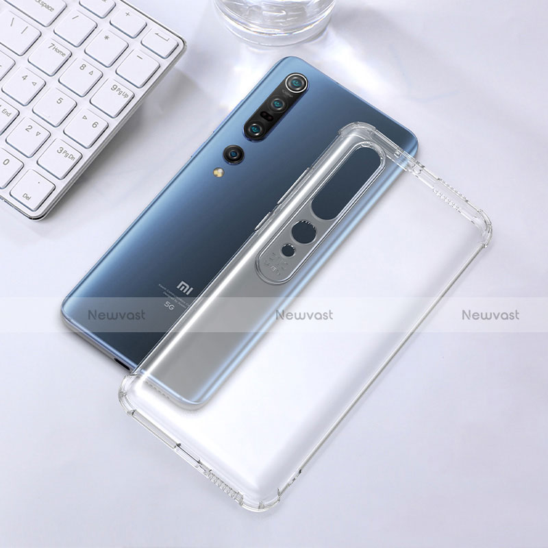 Ultra-thin Transparent TPU Soft Case K01 for Xiaomi Mi 10 Pro Clear