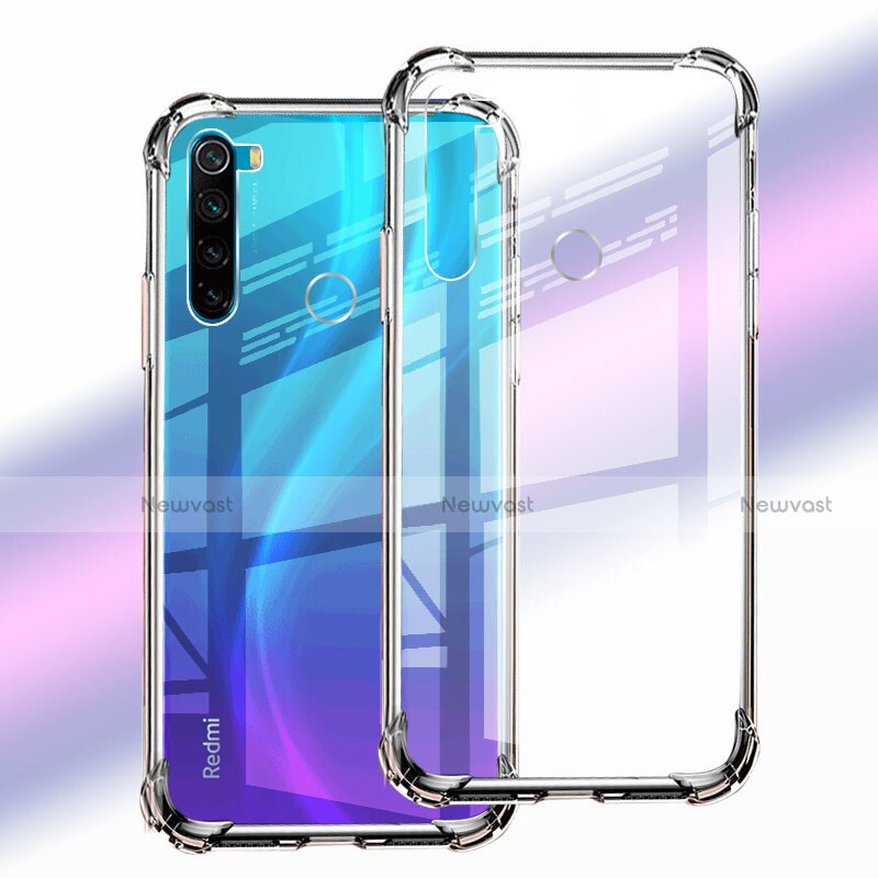 Ultra-thin Transparent TPU Soft Case K01 for Xiaomi Redmi Note 8 (2021) Clear