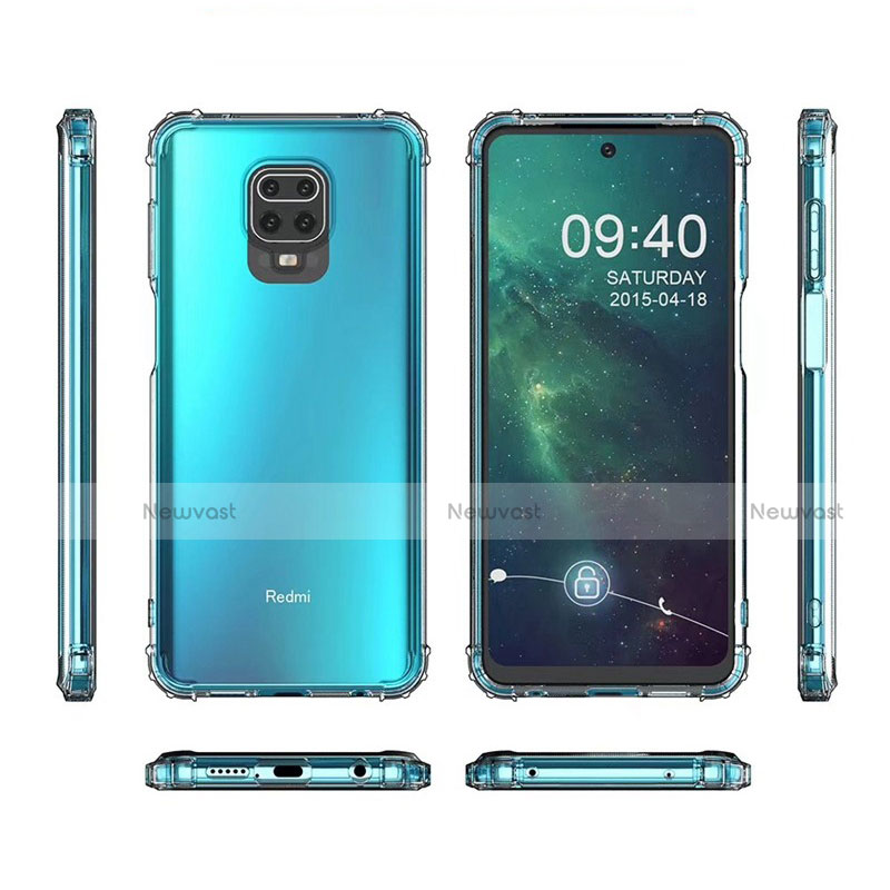 Ultra-thin Transparent TPU Soft Case K01 for Xiaomi Redmi Note 9 Pro Max Clear