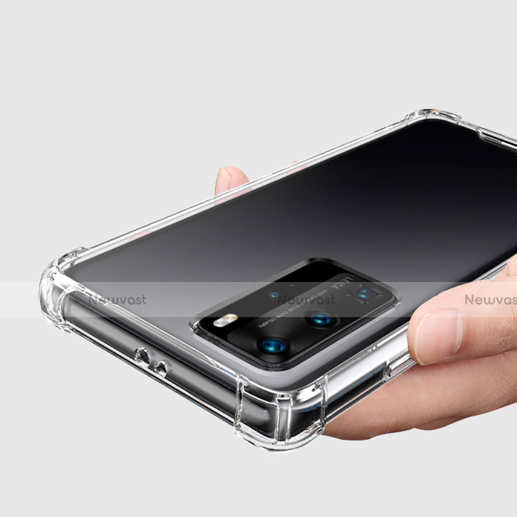Ultra-thin Transparent TPU Soft Case K02 for Huawei P40 Pro Clear