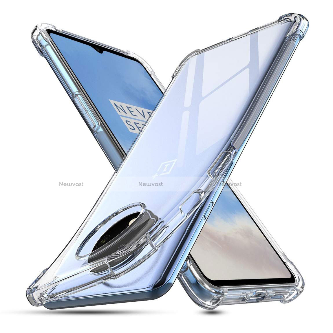 Ultra-thin Transparent TPU Soft Case K02 for OnePlus 7T Clear