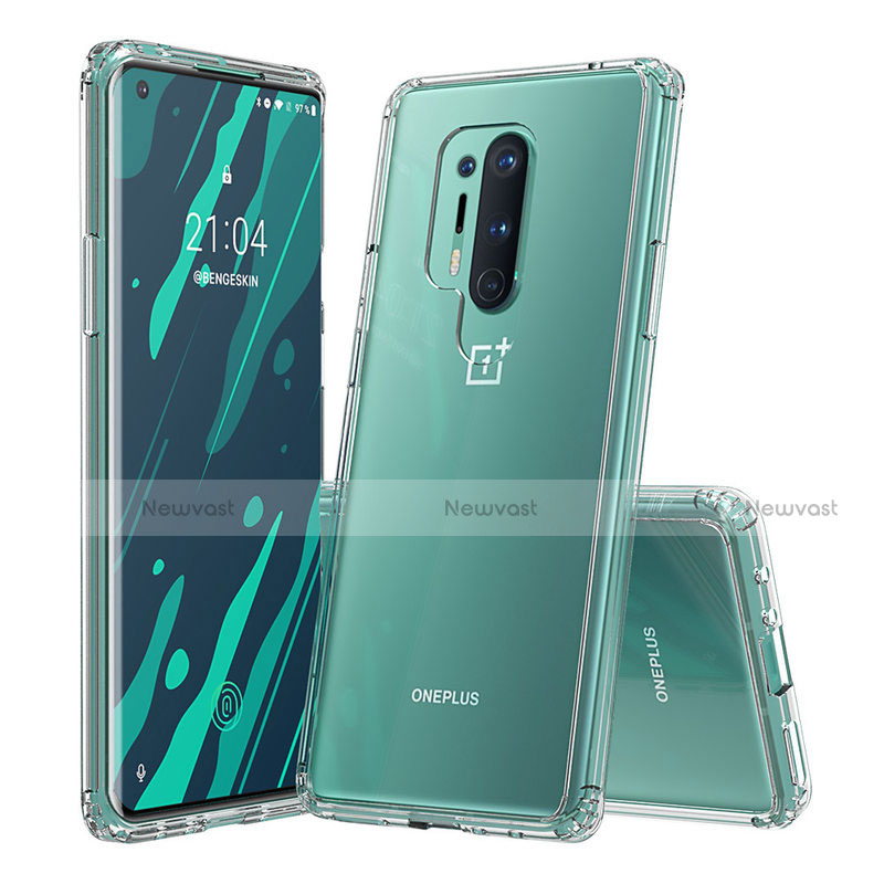 Ultra-thin Transparent TPU Soft Case K02 for OnePlus 8 Pro Clear