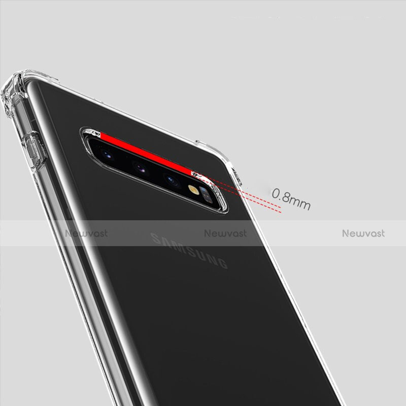 Ultra-thin Transparent TPU Soft Case K02 for Samsung Galaxy S10 Plus Clear