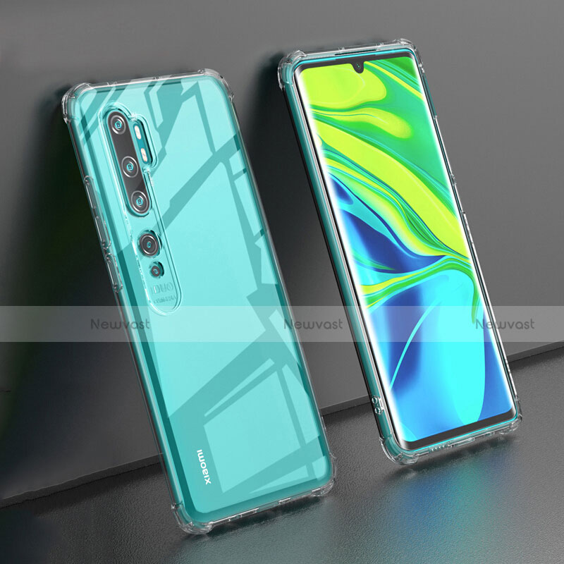 Ultra-thin Transparent TPU Soft Case K02 for Xiaomi Mi Note 10 Pro Clear