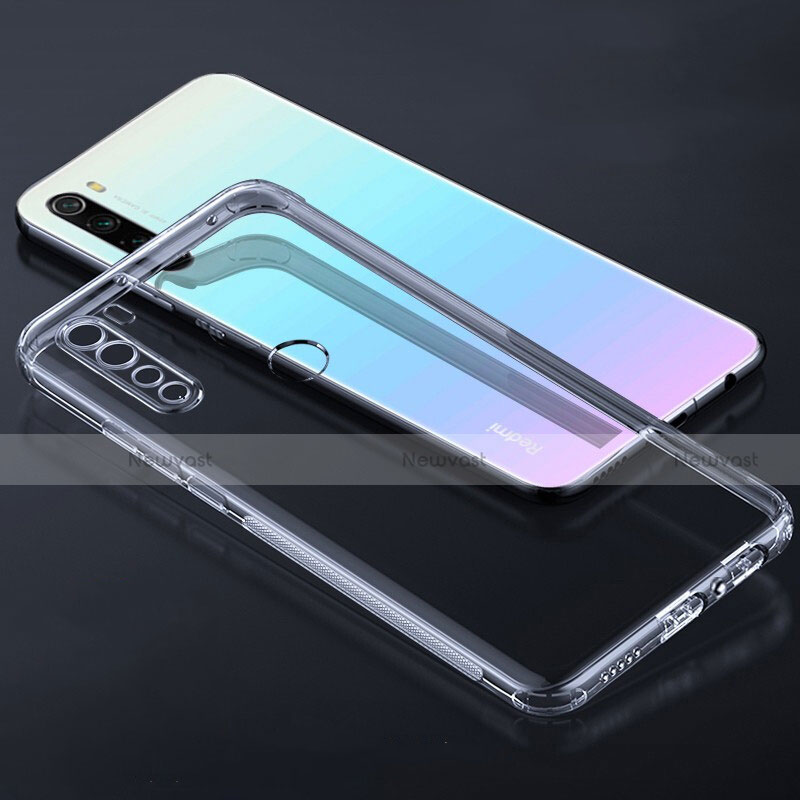 Ultra-thin Transparent TPU Soft Case K02 for Xiaomi Redmi Note 8 Clear