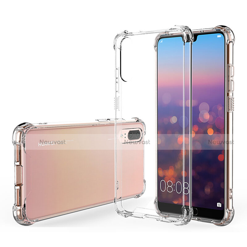 Ultra-thin Transparent TPU Soft Case K03 for Huawei P20 Clear